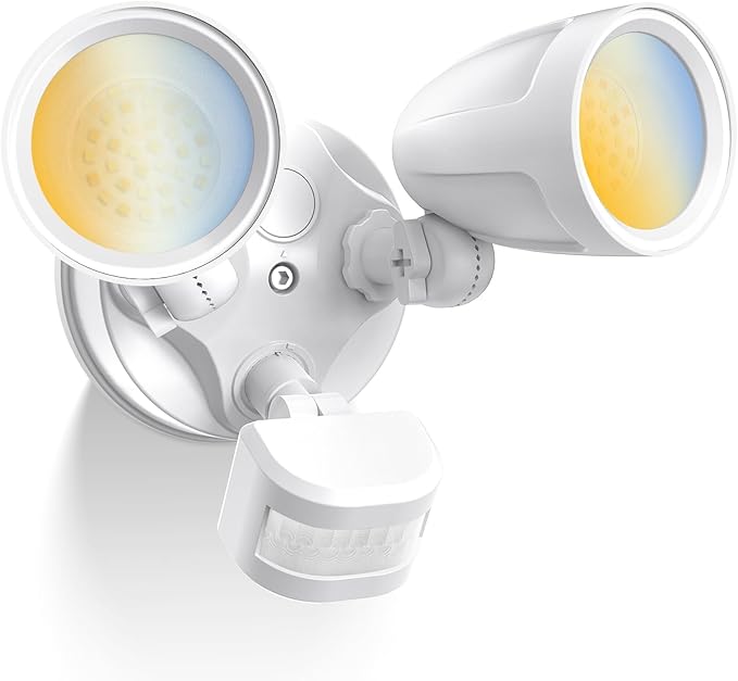 ALUSSO Motion Sensor Outdoor Lights Metal Heads, 30W Flood Lights Outdoor 3600LM by ALUSSO