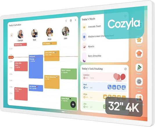 Cozyla Digital Calendar+ 2: 32’’ 4K Wall Planner Touch Screen Chore Chart by Cozyla