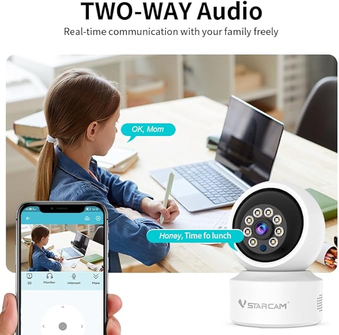VSTARCAM Indoor Security Camera, Wireless Cameras - Image 4