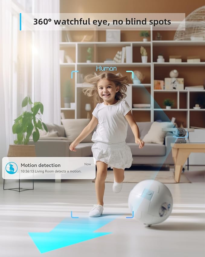 blurams 5G Indoor Cameras for Home Security, 2K Pet Camera - Image 3