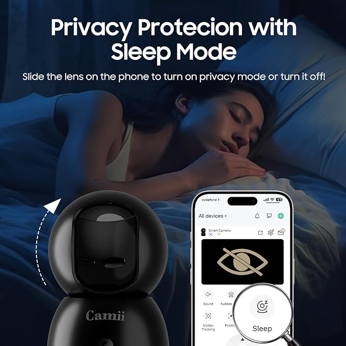 2K Security Camera Indoor, 2.4G & 5G WiFi Pet Camera - Image 5
