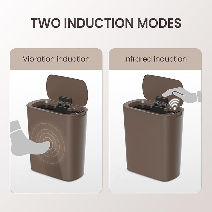 Cesun Motion Sensor Trash Can, 5 Gallon Automatic Bathroom Garbage Can - Image 7