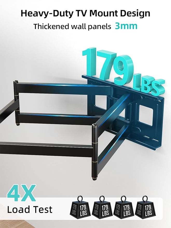 HCMOUNTING Heavy Duty TV Wall Mount - Image 3
