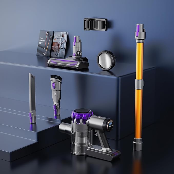 UML0 S3P Cordless Vacuum Cleaner, 45kPa Powerful Suction Vacuum Cleaners - Image 8