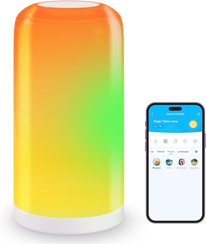 DAYBETTER BGRIC Smart Bedside Lamps, Touch Lamps by DAYBETTER