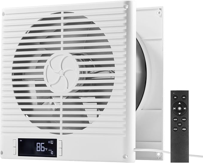VEVOR Room to Room Fan, Two-Way Airflow Through-the-Wall Fan 8" by VEVOR