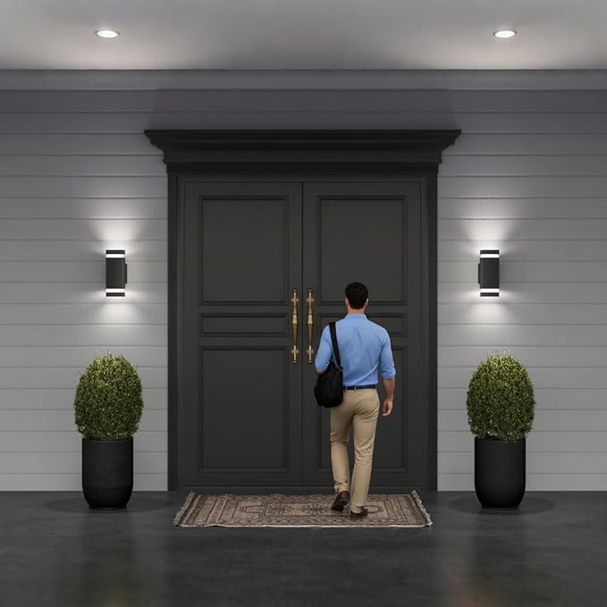 rosykite Dusk to Dawn Outdoor Lighting, Bling Exterior Wall Sconce - Image 6