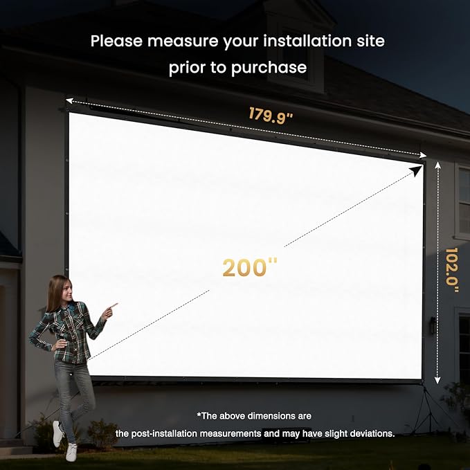 2025 Upgraded Portable Projector Screen - Image 6