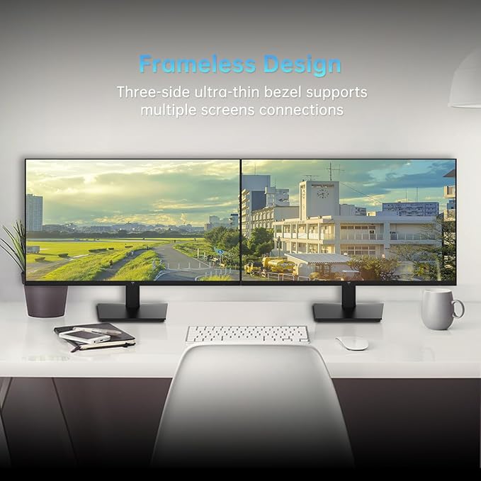 KTC 24 Inch 1080P Full HD Computer Monitor, 100Hz HDR10 Frameless Gaming Monitor - Image 6