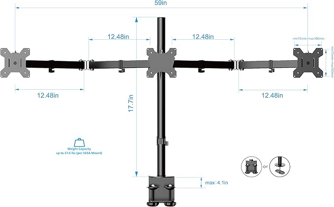 Rocelco 46" Standing Desk Converter - Image 5
