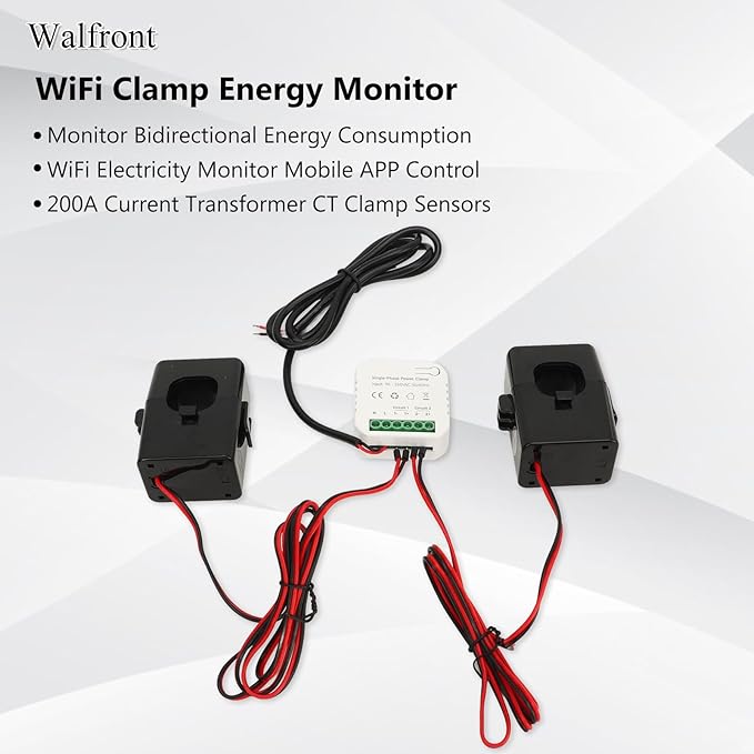 Single Phase Smart Power Meter Consumption Monitor Electricity Meter - Image 2