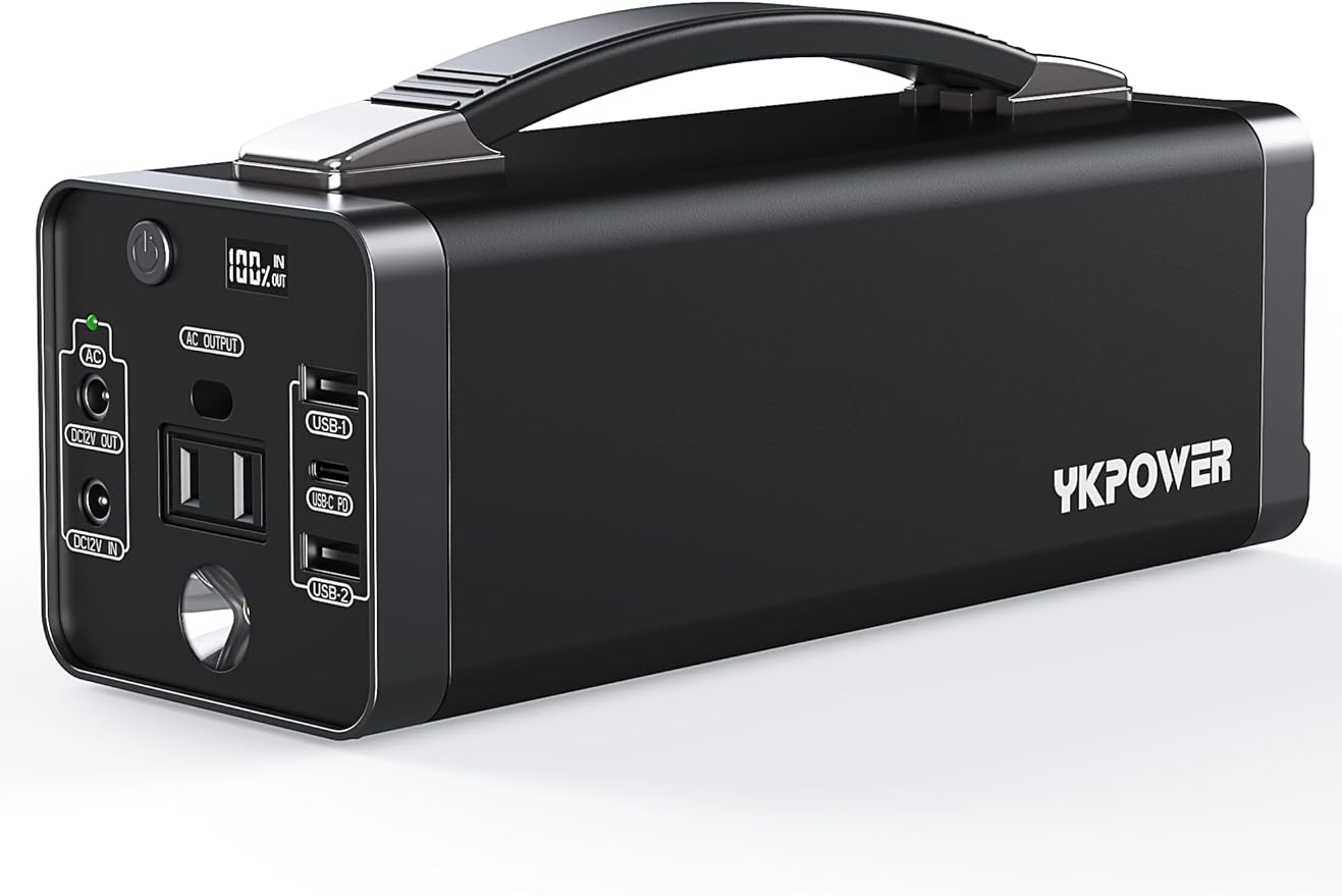 YKPOWER Portable Power Station 150W, 133.2 Wh/36000mAh Fast Charging, Portable - Image 9