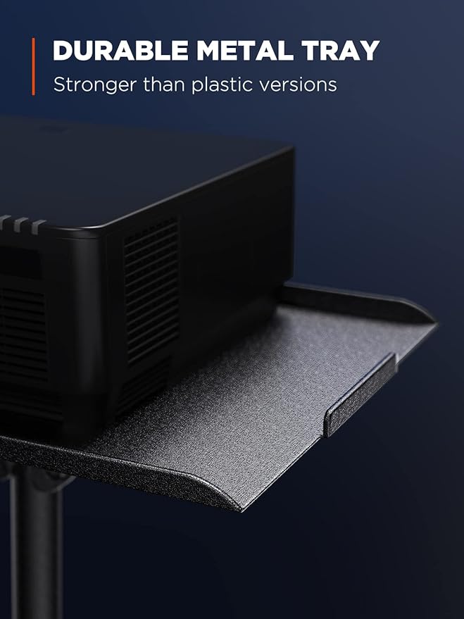 AMADA HOMEFURNISHING Foldable Projector Tripod, Adjustable Height 25-63 Inch - Image 4