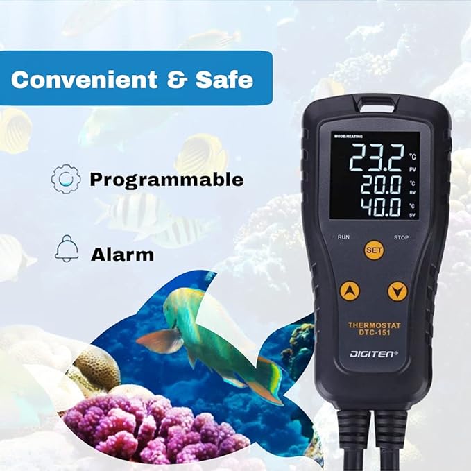 DIGITEN DTC151 Temperature Controller Plug-in Thermostat Cooling Heating - Image 5