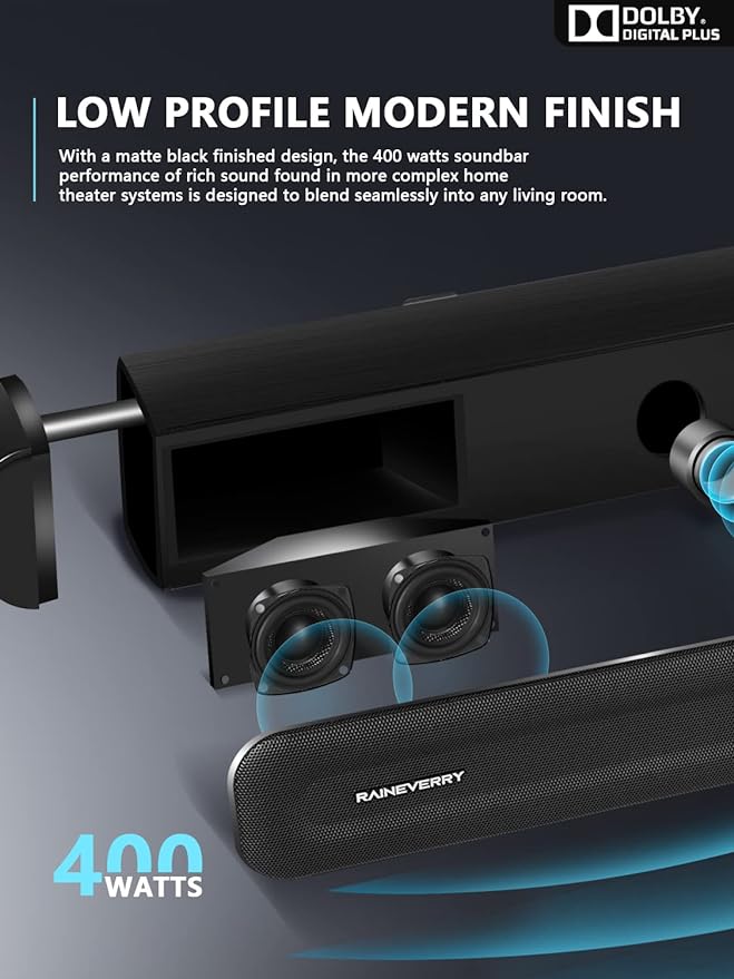 5.1 CH Surround Sound Bar with Dolby Audio, Sound Bars - Image 4