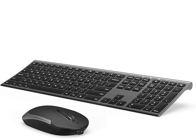 Wireless Keyboard and Mouse, Vssoplor Rechargeable Quiet Full-Size Keyboard and by VssoPlorWirelesskeyboardMouse