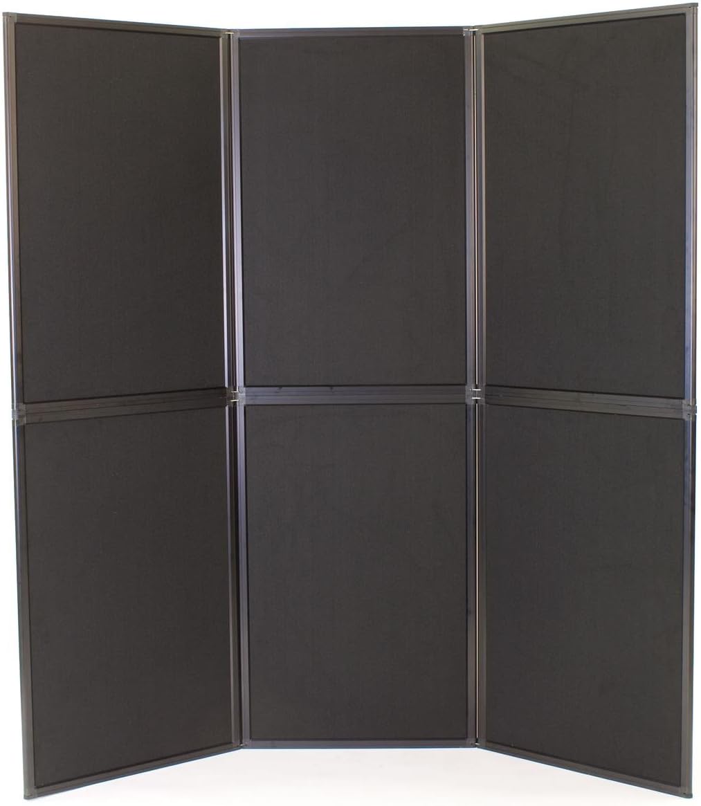 Displays2go Portable Display Panel System, Includes 6 Show Panels, Folding