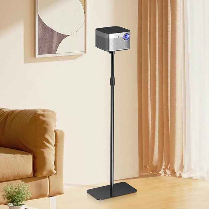 suptek Projector Stand 360°Swivel, Height Adjustable 36.6-46.8inch, Mini - Image 3