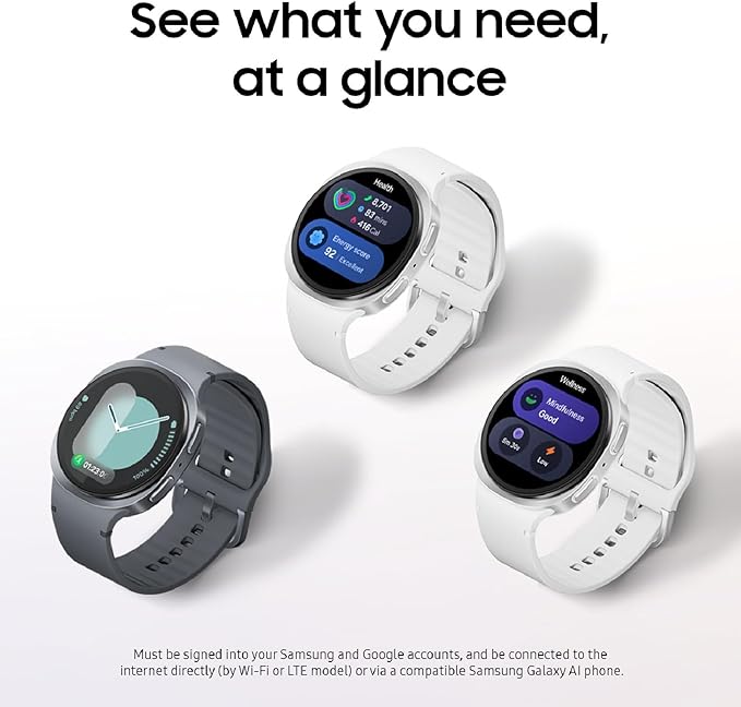 Samsung Galaxy Watch 8 40mm LTE Smartwatch, Cushion Design, Fitness Tracker - Image 6