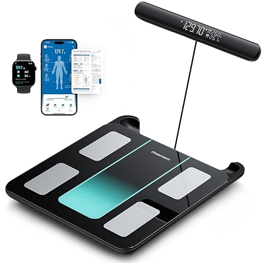Smart Scale for Body Weight & Fat, 8-Electrode Full-Body Composition Scale by Masmssm