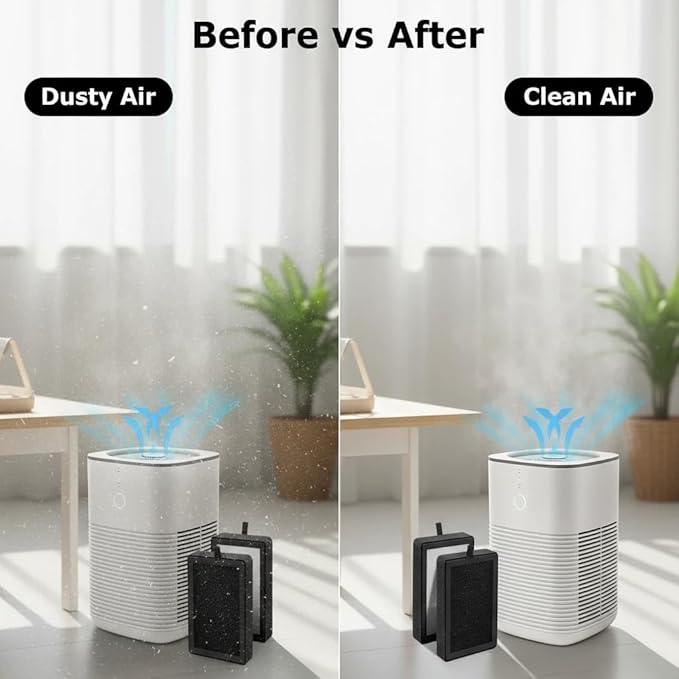 Air Filter Compatible with LEVOIT LV-H128, PUURVSAS HM669A, ROVACS RV60 Air - Image 4