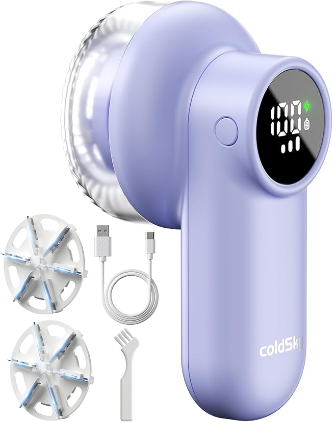 coldSky Rechargeable Fabric Shaver, Lint Shaver by Fabricshaver