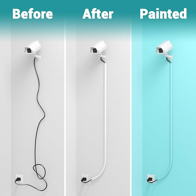 Self-Adhesive TV Cable Hider, Home Audio Flexible Wire Cord Management - Image 6