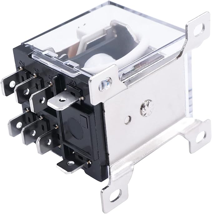 TWTADE/JQX-12F-2Z DC 24V Coil Voltage 30A DPDT 2NO+2NC General Purpose High - Image 3