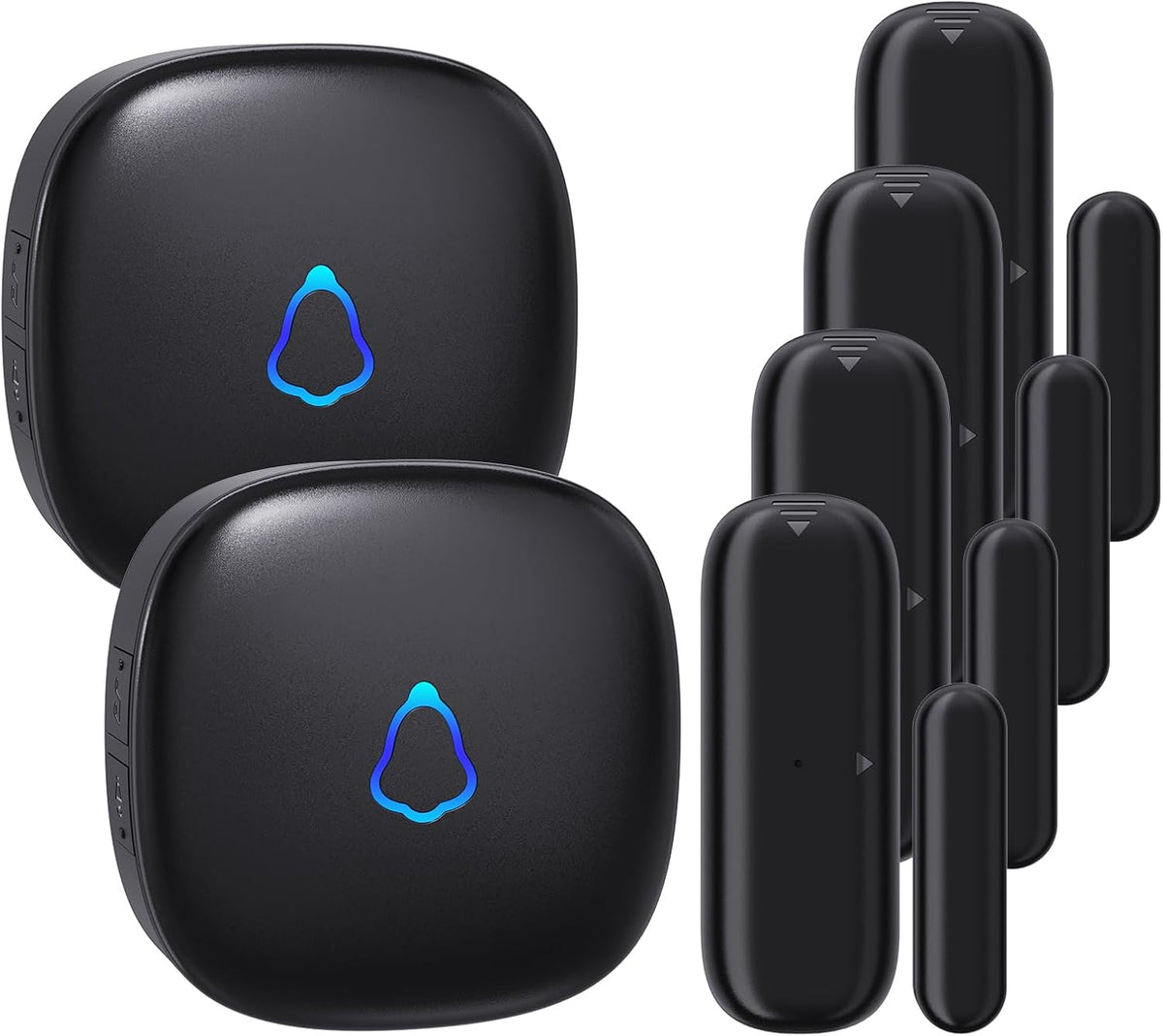 METAK Door Chime, Wireless Door Open Contact Sensor Alarm