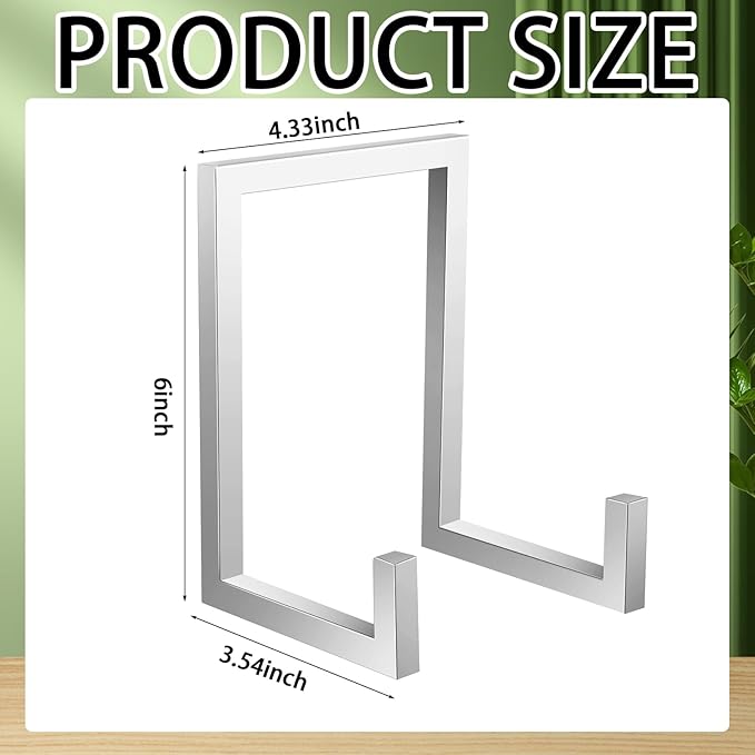 Sweetude 2 Pcs Large Plate Stands - Image 2