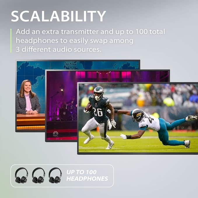 Avantree Shift - Wireless TV Multiple Headphones Pack, - Image 5