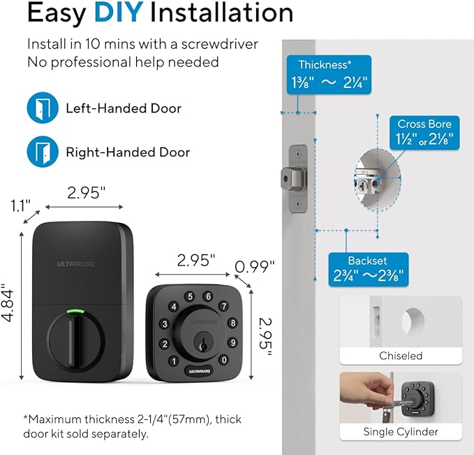 ULTRALOQ U-Bolt WiFi Smart Lock - Image 8