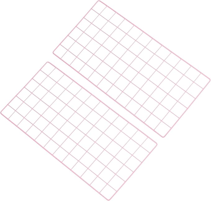 PATIKIL 24"x12" Wire Grid Panel, 2 Pack Board Photo Pictures Memo Display Grid by PATIKIL