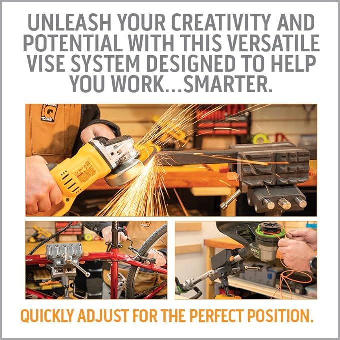 360° Rotating Bench Vise with 5" Jaw Pads - Image 5