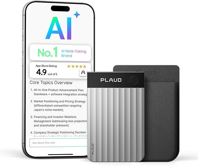 Plaud Note Pro AI Voice Recorder, Transcribe & Summarize by PlaudOfficial