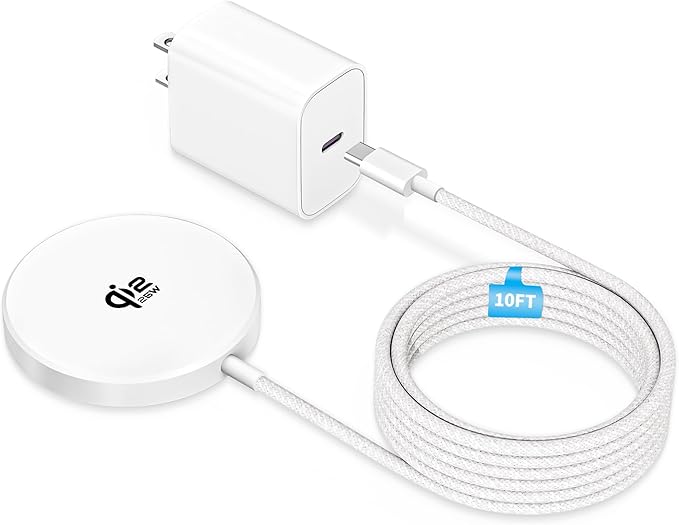 Magnetic Wireless Charger, 10FT 25W iPhone Magsafe Charger Fast Phone Charging by Unknown