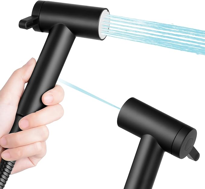 Handheld Bidet Sprayer for Toilet, Adjustable Water Pressure Control Rotary by bdjmfaucet