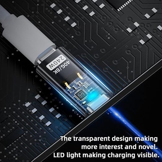 chenyang USB C Connector USB4 Type C 240W Power 40Gbps Data 8K Video Extension - Image 3