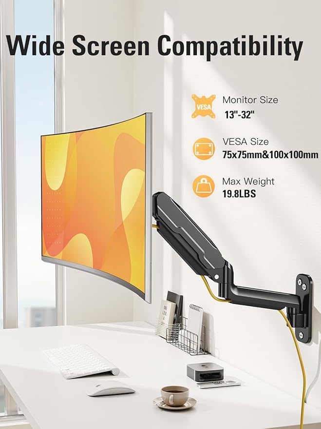 DreamAxis Single Monitor Wall Mount - Image 3