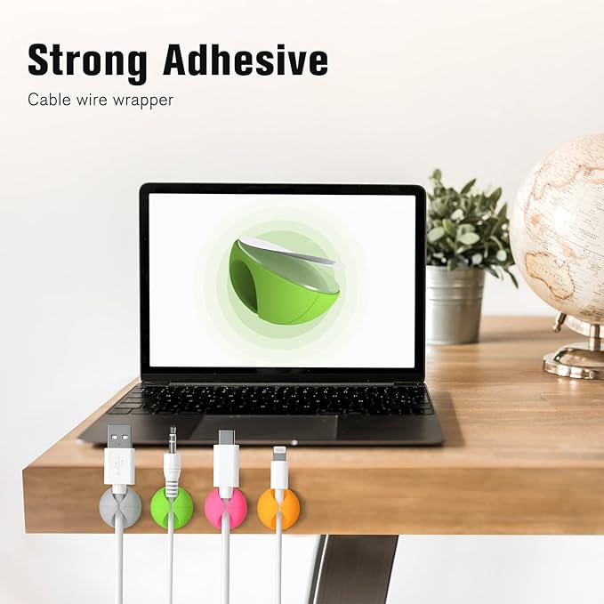 12 Pack Cable Clips, Znben Cable Holder - Image 7