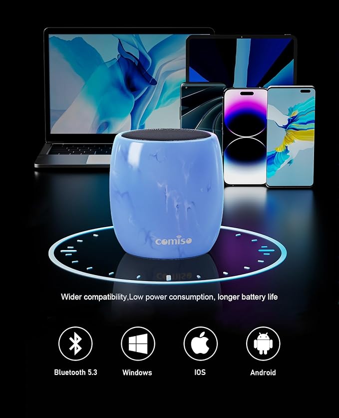 comiso Small Bluetooth Speaker, IPX7 Waterproof Speaker - Image 4