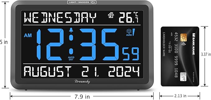 DreamSky Large Digital Clock - Image 7