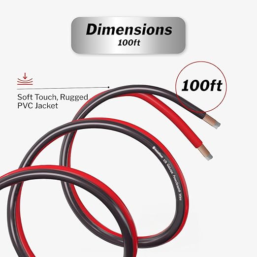 InstallGear 16 Gauge Speaker Cable - 100 ft True Spec Soft Touch Audio Wire - Image 3