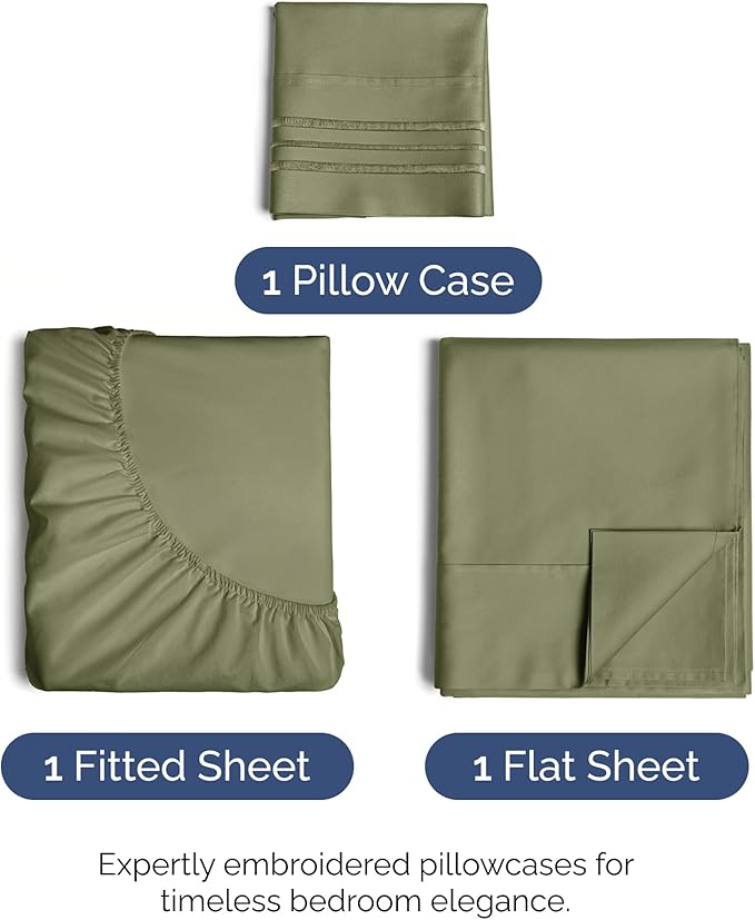 Twin Size 3 Piece Sheet Set - Image 2