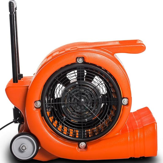 SUNMAX RT900A 3-Speed Air Mover 1.3HP 5000 CFM Powerful Floor Blower Carpet by SUNMAX