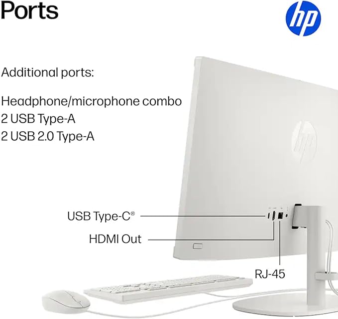 HP 22" FHD All-in-One Desktop Computer • 16GB DDR5 RAM • 512GB External and - Image 8