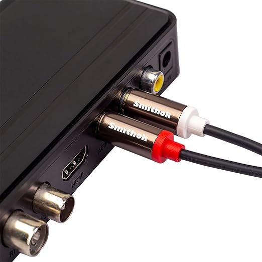 Smithok RCA Cables 2 Pack, 2-Male to 2-Male RCA Audio Stereo Subwoofer Cable - Image 4
