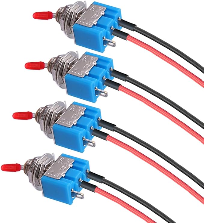 VONVOFF Toggle Switch, 3v/5v/12v/24v/72v/110v/220v/240v/Mini Toggle Switches by Bosssaysthecustomerisalwaysright