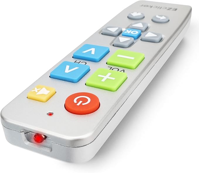 EZclicker Big Button Universal TV Remote Simple Easy to Use, Works - Image 9
