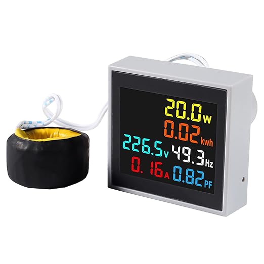 Alinan 6 in 1 AC Display Meter AC50-300V 100A 110V 220V Voltage Power Factor by Unknown